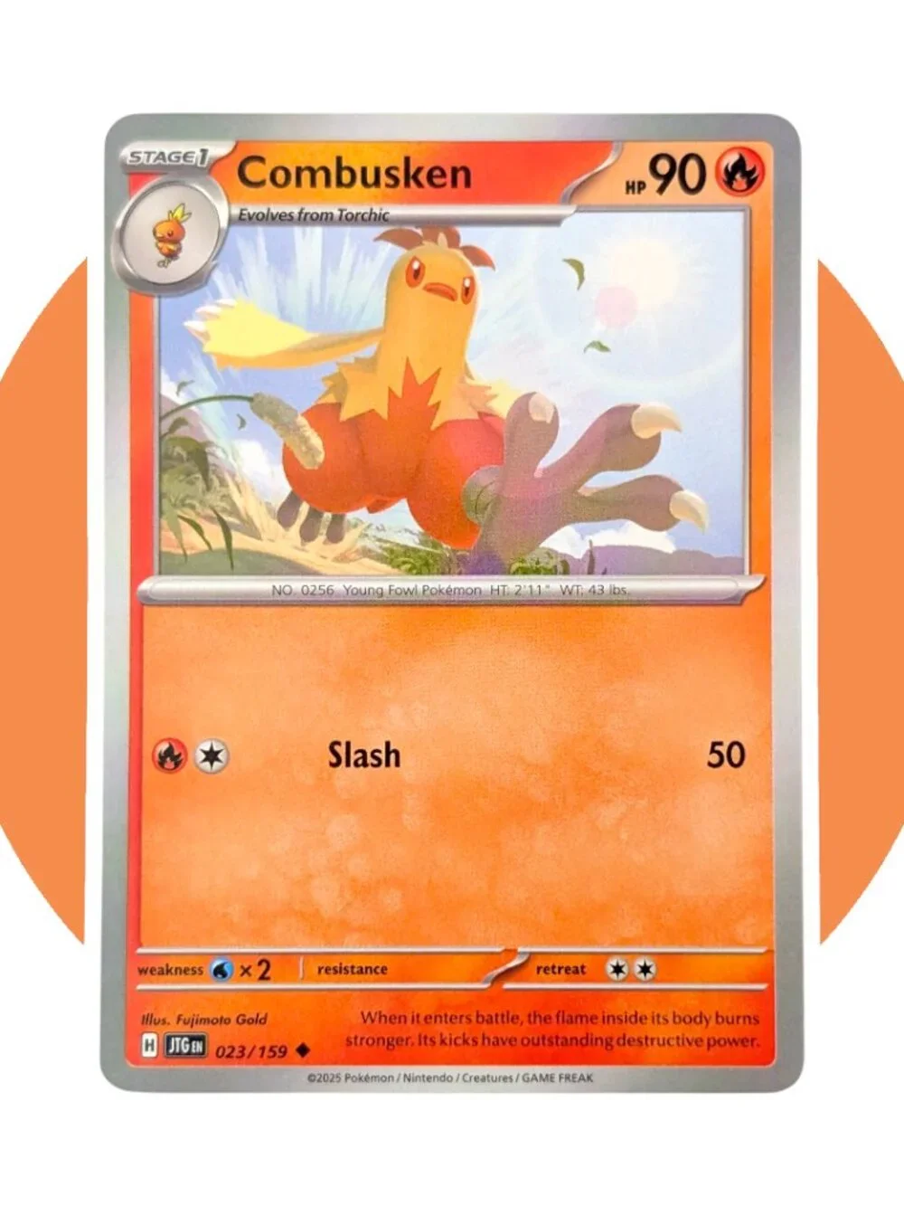 Journey Together Pokemon Card (XX10): Combusken 023/159